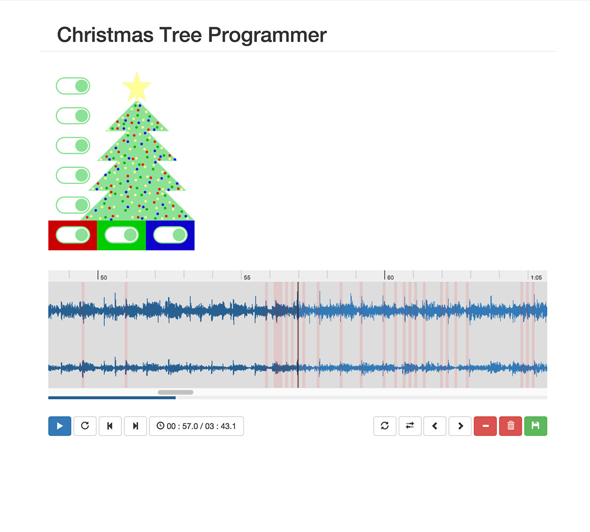 Christmas Tree Programmer